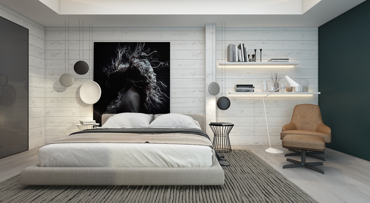 bedroom wall decor ideas Ngõ ngàng với vẻ đẹp ấn tượng của những bức tường độc đáo tại phòng ngủ