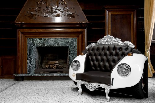 ghe141113 2 Thiết kế ghế pha trộn giữa phong cách Car Art và Baroque
