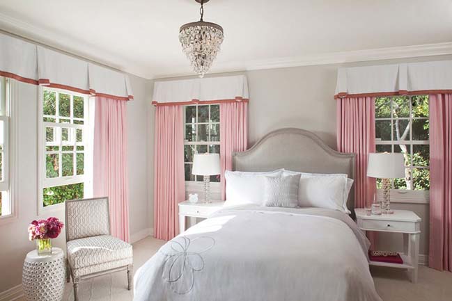 phong ngu dep 03 Cùng nhìn qua 15 mẫu phòng ngủ đẹp với tông màu xám và hồng