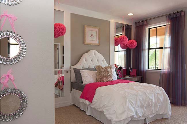 phong ngu dep 11 Cùng nhìn qua 15 mẫu phòng ngủ đẹp với tông màu xám và hồng