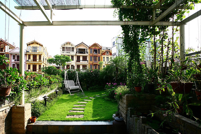 112914baoxaydung image005 Thiết kế và cải tạo nhà với vườn xanh trên mái