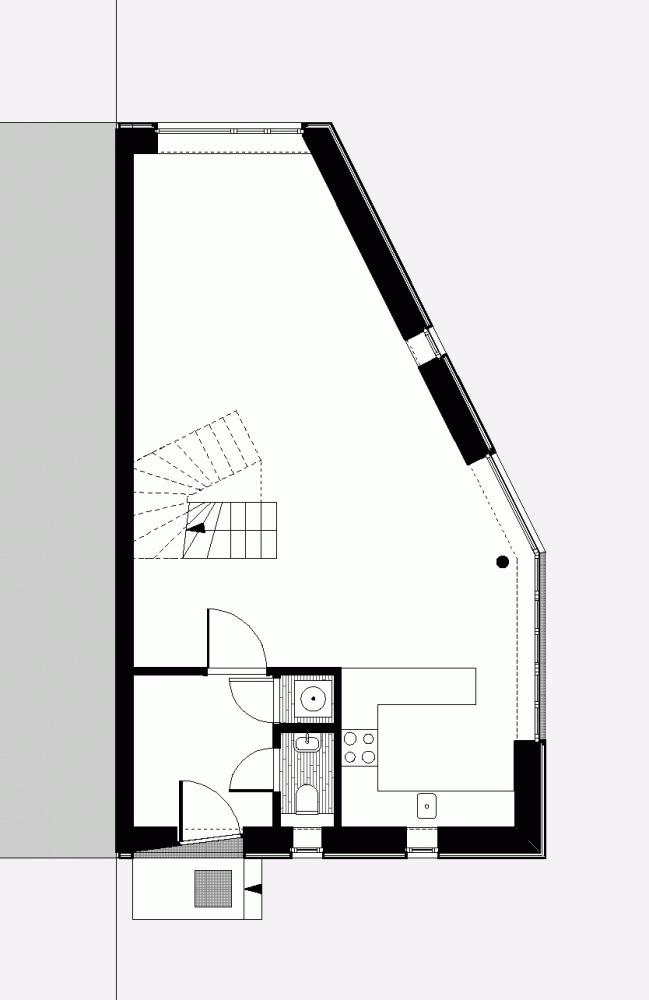House Plan3 Ngắm nhìn thiết kế đẹp mê hồn căn nhà vảy cá